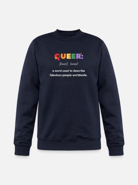 queer - Champion Unisex Powerblend Sweatshirt - navy