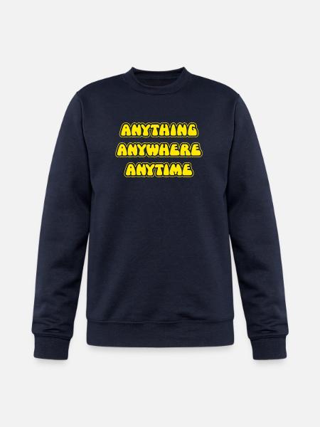 The Goodies Anything Anywhere Anytime - Champion Unisex Powerblend Sweatshirt - navy