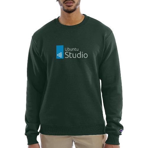 Ubuntu Studio 2022 - Stacked White - Champion Unisex Powerblend Sweatshirt 