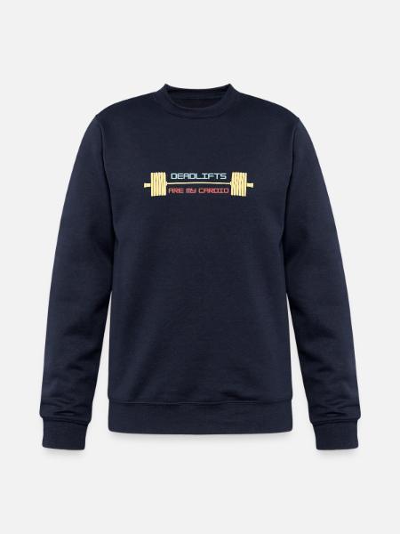 Deadlifts Are My Cardio - Champion Unisex Powerblend Sweatshirt - navy
