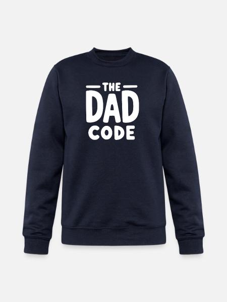 The Dad Code - Champion Unisex Powerblend Sweatshirt - navy