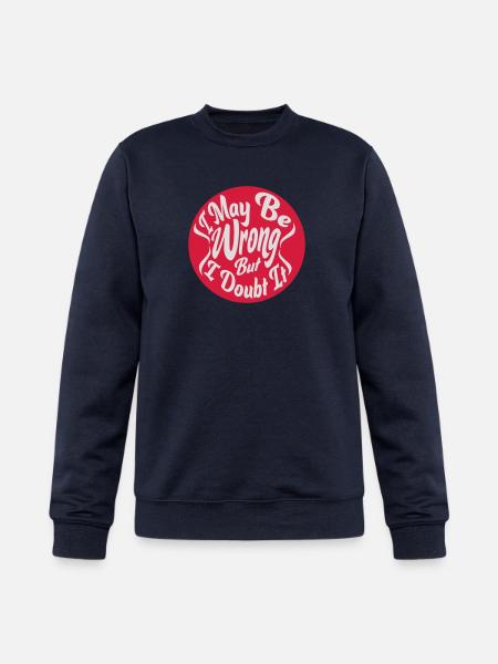 I may be wrong - Champion Unisex Powerblend Sweatshirt - navy