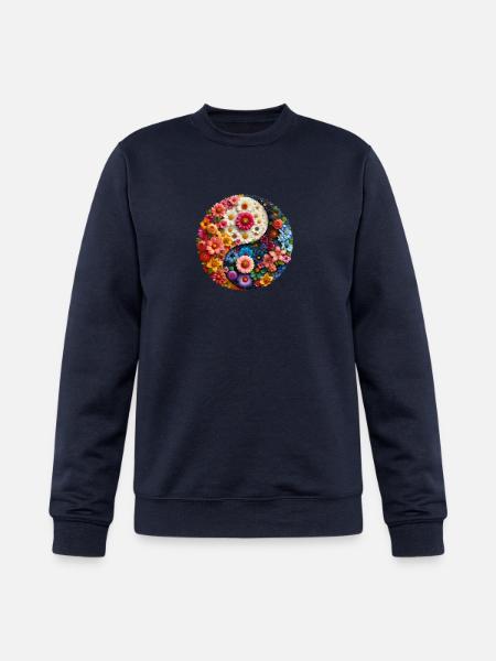 Harmony's Contrast - Champion Unisex Powerblend Sweatshirt - navy