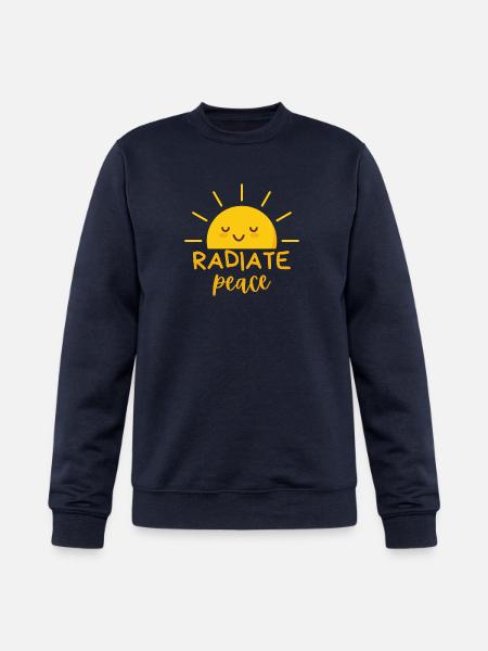 Radiate Peace - Champion Unisex Powerblend Sweatshirt - navy