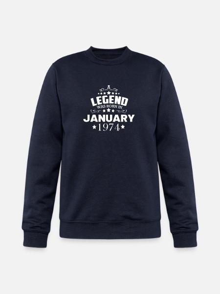 January 1974 birthday - Champion Unisex Powerblend Sweatshirt - navy