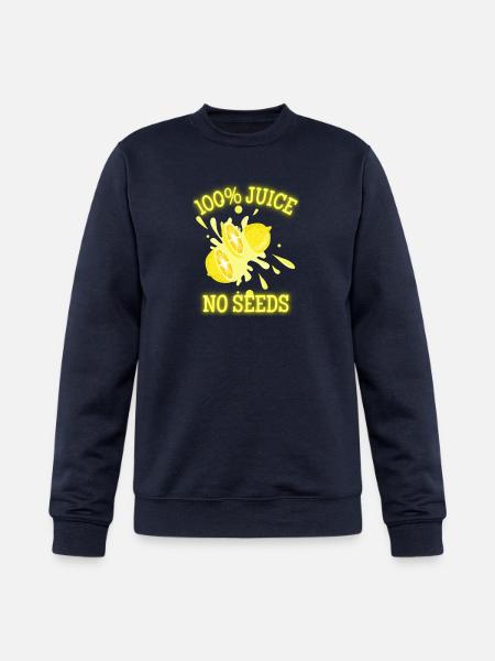 100 juice no seeds Classic - Champion Unisex Powerblend Sweatshirt - navy