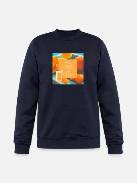 ALL JUICE NO SEEDS - Champion Unisex Powerblend Sweatshirt - navy