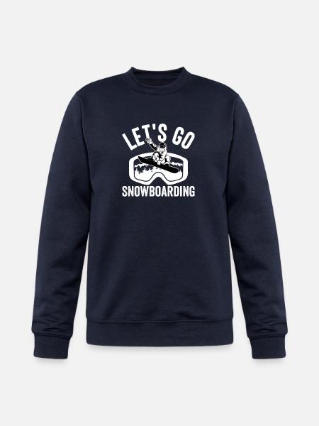 Let´s go Snowboarding - Champion Unisex Powerblend Sweatshirt - navy