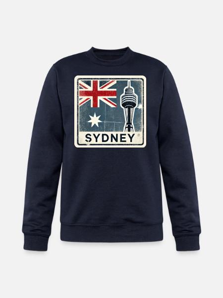 Sydney Tower - Champion Unisex Powerblend Sweatshirt - navy