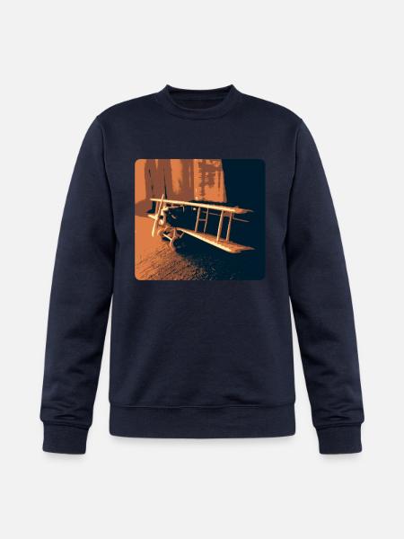 USAF Fighter Biplane - Champion Unisex Powerblend Sweatshirt - navy