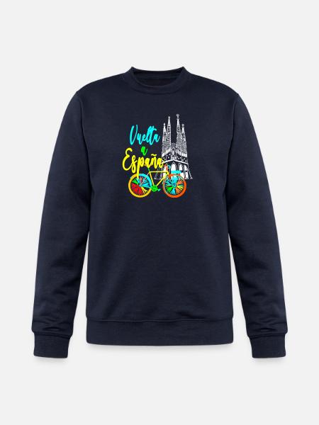 Vuelta Espana Neon Bicycle - Champion Unisex Powerblend Sweatshirt - navy