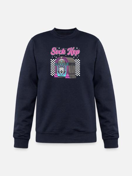 950s Party Sock Hop - Champion Unisex Powerblend Sweatshirt  - navy
