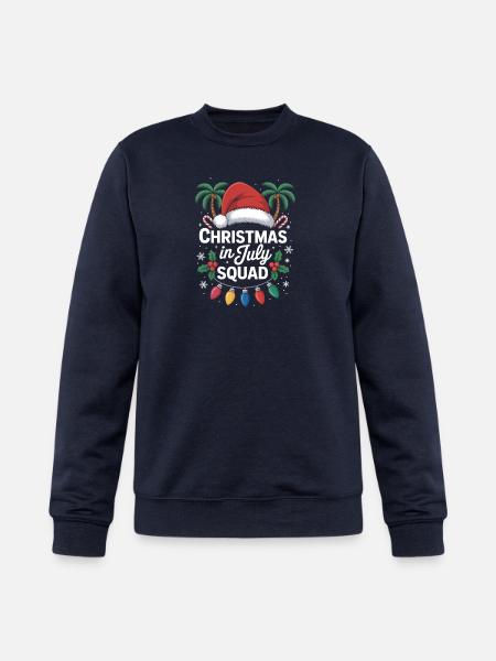 Christmas in July Squad - Champion Unisex Powerblend Sweatshirt  - navy