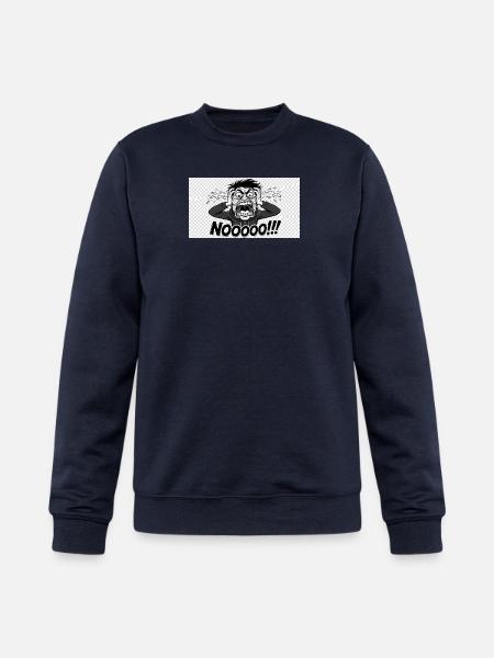 Noooo Scream Comic Style - Champion Unisex Powerblend Sweatshirt - navy