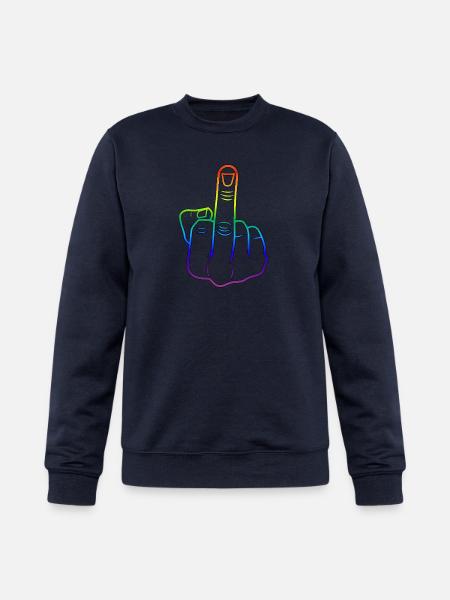Small Gesture - Champion Unisex Powerblend Sweatshirt - navy