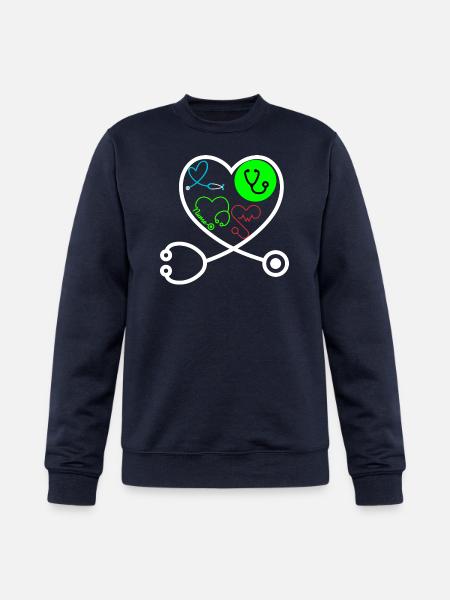 Stethoscope - Champion Unisex Powerblend Sweatshirt - navy