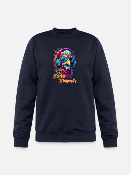 Raptor Eagle - Champion Unisex Powerblend Sweatshirt - navy