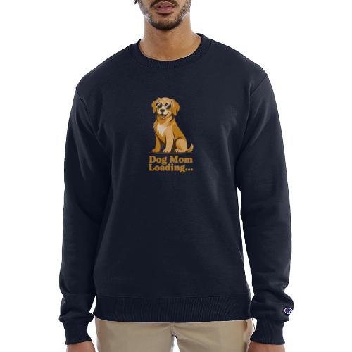 Dog Mom Loading Golden Retriever Sunglasses - Champion Unisex Powerblend Sweatshirt 