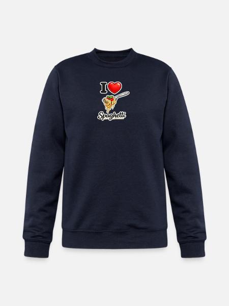 I Love Spaghetti Icon - Champion Unisex Powerblend Sweatshirt - navy