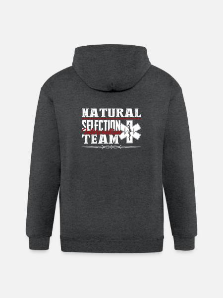 Paramedic Tshirt - Gildan Heavy Blend Adult Zip Hoodie - deep heather