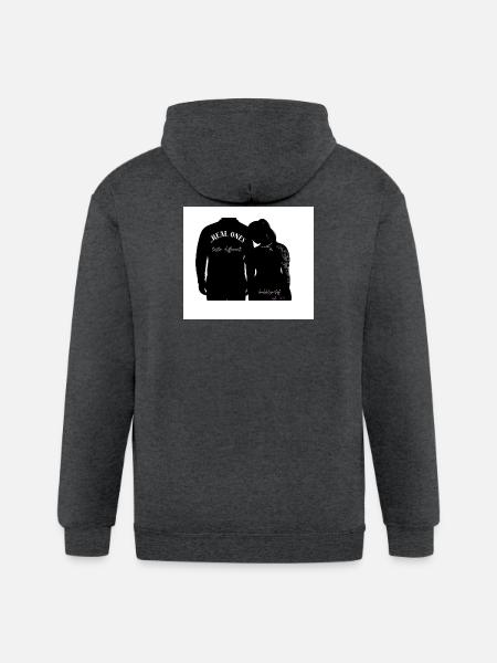 page 1 - Gildan Heavy Blend Adult Zip Hoodie - deep heather