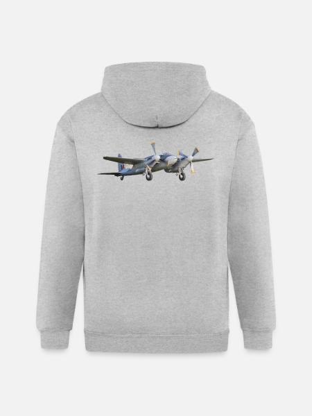 Mosquito - Gildan Heavy Blend Adult Zip Hoodie - heather gray