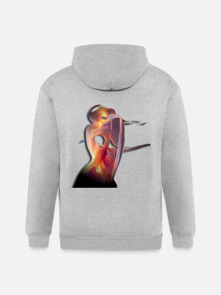 The Phantom Rhapsody - Gildan Heavy Blend Adult Zip Hoodie - heather gray