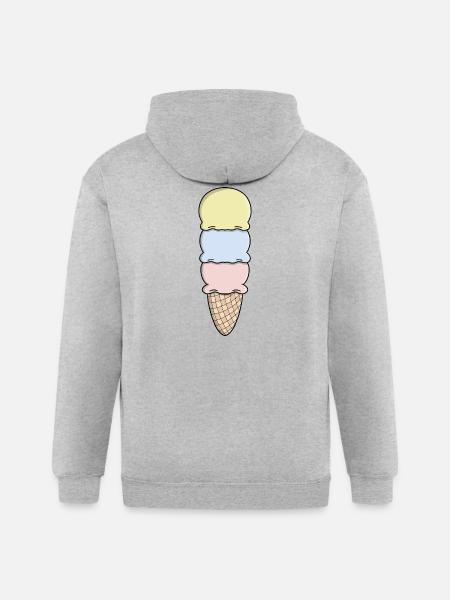 Sweet Dreams and Good Days - Gildan Heavy Blend Adult Zip Hoodie - heather gray