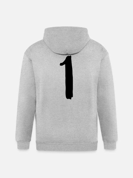 1 - Gildan Heavy Blend Adult Zip Hoodie - heather gray