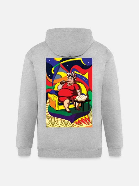 Harina Pan Venezuela - Gildan Heavy Blend Adult Zip Hoodie - heather gray