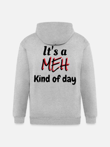 MEH - Gildan Heavy Blend Adult Zip Hoodie - heather gray