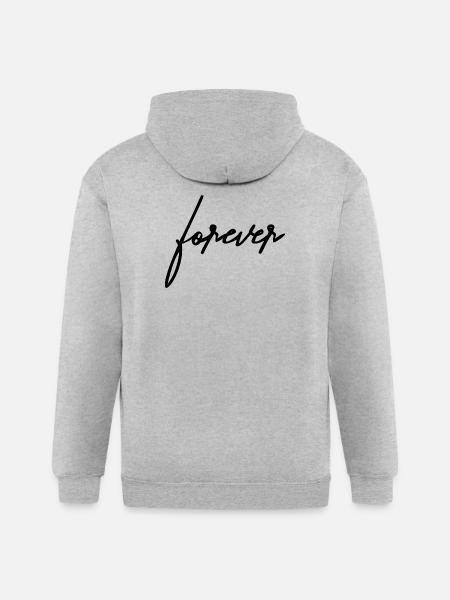 Relatable Quote Design - Gildan Heavy Blend Adult Zip Hoodie - heather gray