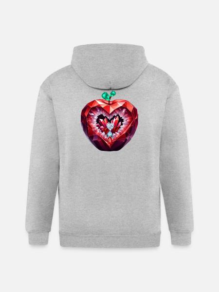 PRECIOUS TEMPTATION . - Gildan Heavy Blend Adult Zip Hoodie - heather gray