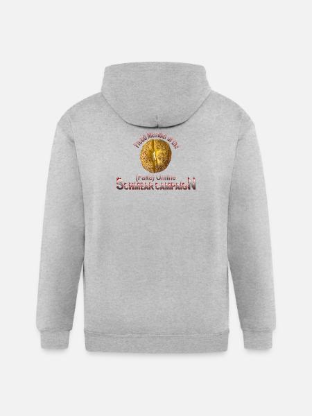 Schmear-Campaign - Gildan Heavy Blend Adult Zip Hoodie - heather gray