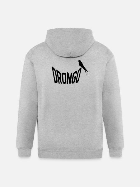 drongo - Gildan Heavy Blend Adult Zip Hoodie - heather gray