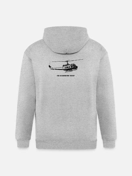 Please upload design image - Gildan Heavy Blend Adult Zip Hoodie - heather gray