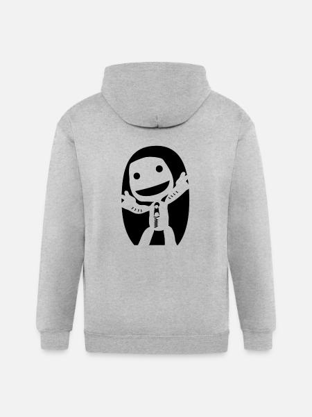 Little Big Planet - Gildan Heavy Blend Adult Zip Hoodie - heather gray