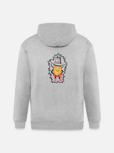 Slim Chipley - Gildan Heavy Blend Adult Zip Hoodie - heather gray