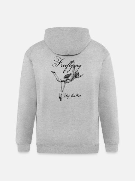 Freefly Skydiving - Gildan Heavy Blend Adult Zip Hoodie - heather gray