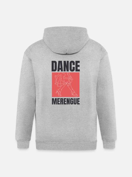 Dance Merengue, Latin music. - Gildan Heavy Blend Adult Zip Hoodie - heather gray