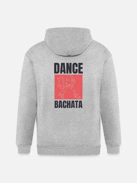Dance Bachata, Latin music. - Gildan Heavy Blend Adult Zip Hoodie - heather gray