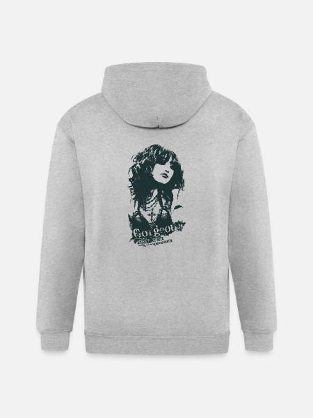 Gorgeous - Gildan Heavy Blend Adult Zip Hoodie - heather gray