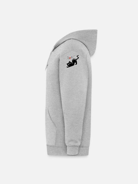 Bonchan Reaching for Love - Gildan Heavy Blend Adult Zip Hoodie - heather gray