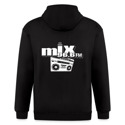 MIX 96.6 BOOM BOX - Men's Zip Hoodie