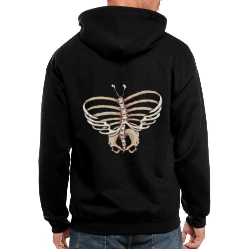 Butterfly skeleton - Men's Zip Hoodie
