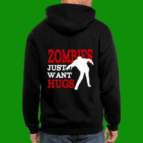 Zombie Hugs - Men's Zip Hoodie