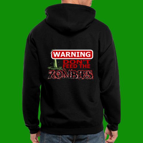 Don't Feed Zombies - Men's Zip Hoodie