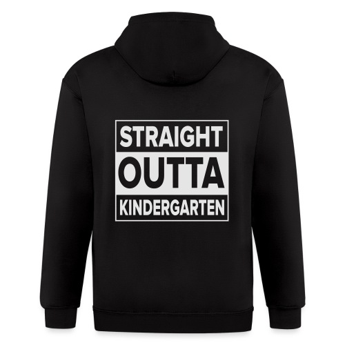Straight Outta Kindergarten - Men's Zip Hoodie