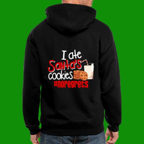 #NoRegrets Santa's Cookies - Men's Zip Hoodie