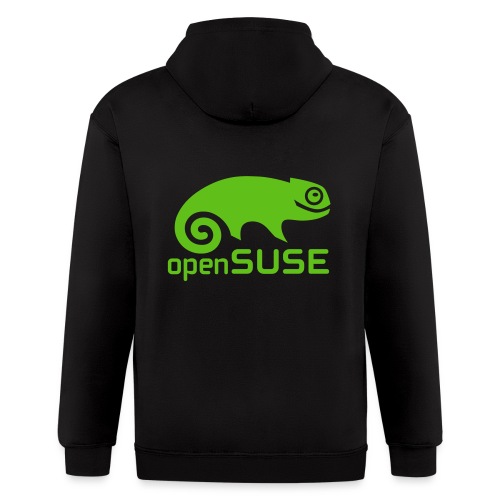 openSUSE Logo Vector - Men's Zip Hoodie